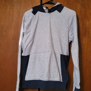 Adidas Mens Medium navy and gray hoodie.
